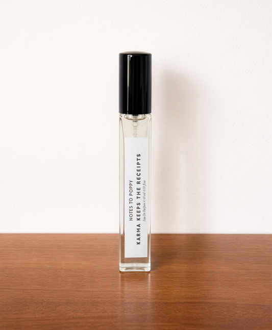 KARMA KEEPS THE RECEIPTS